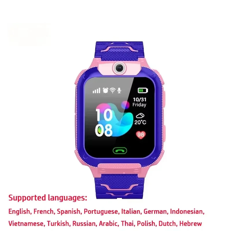 Kinder 4G Smartwatch mit SOS & GPS – Kamera, Wasserdicht – Geschenk für Jungen & Mädchen Shoppingdorf