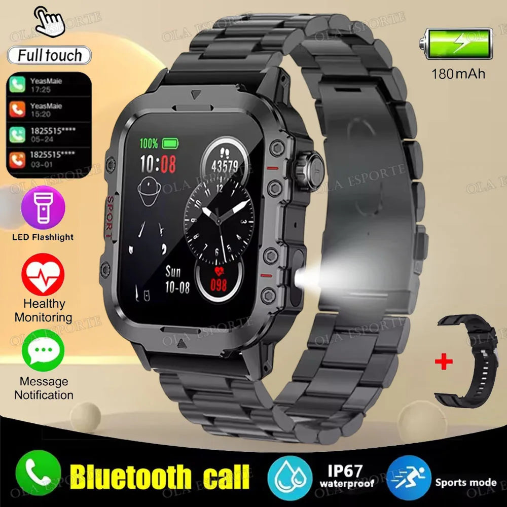 Smartwatch mit Bluetooth-Telefonie, GPS & Herzfrequenz – 1,44 Zoll – 3ATM – Android & iOS Shoppingdorf