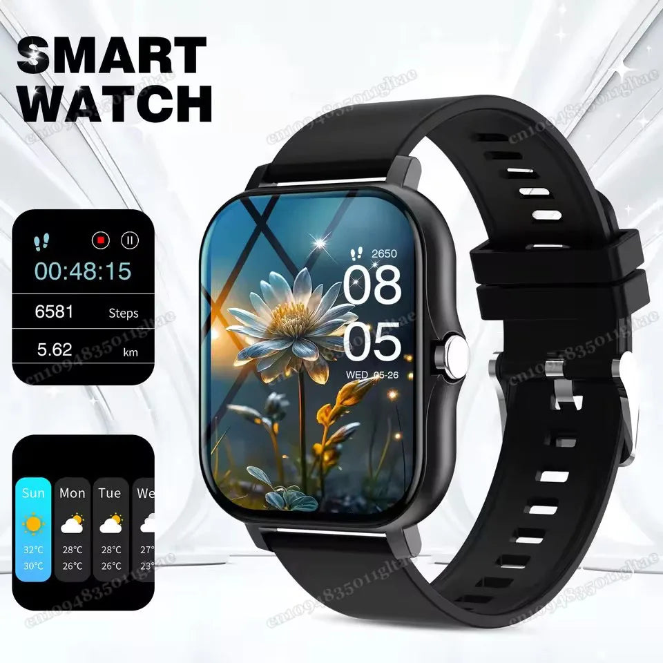 Smartwatch 2026 mit Bluetooth-Telefonie, Fitness-Tracker & Herzfrequenz – IP67 – Für Android & iOS Shoppingdorf