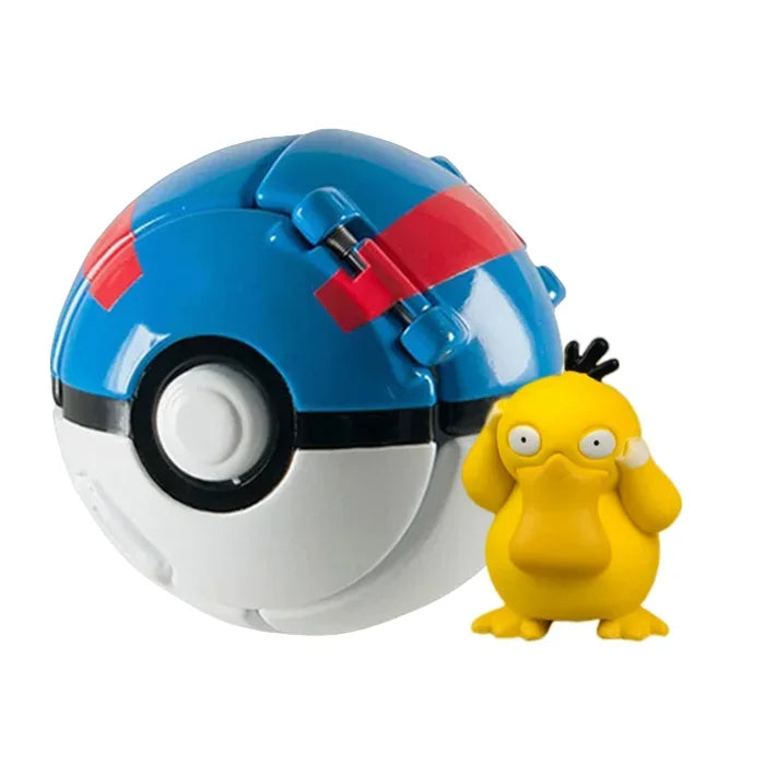 Pokéball mit Pokémon-Figur – Sammel-Set Pikachu, Gengar, Glumanda & mehr Spieldorf