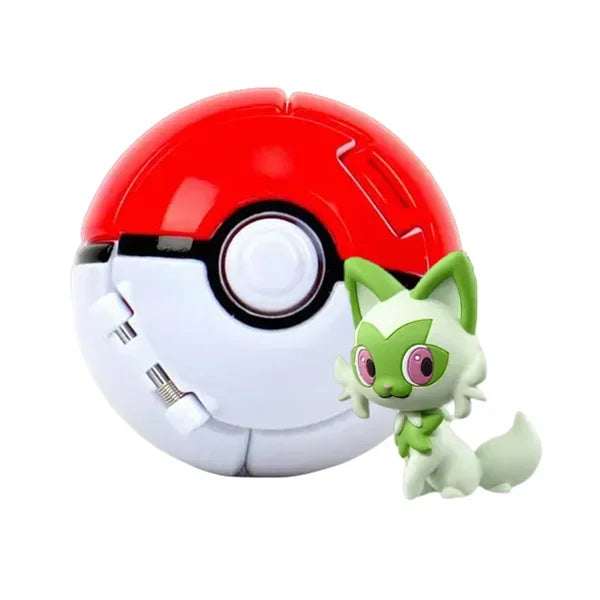 Pokéball mit Pokémon-Figur – Sammel-Set Pikachu, Gengar, Glumanda & mehr Spieldorf