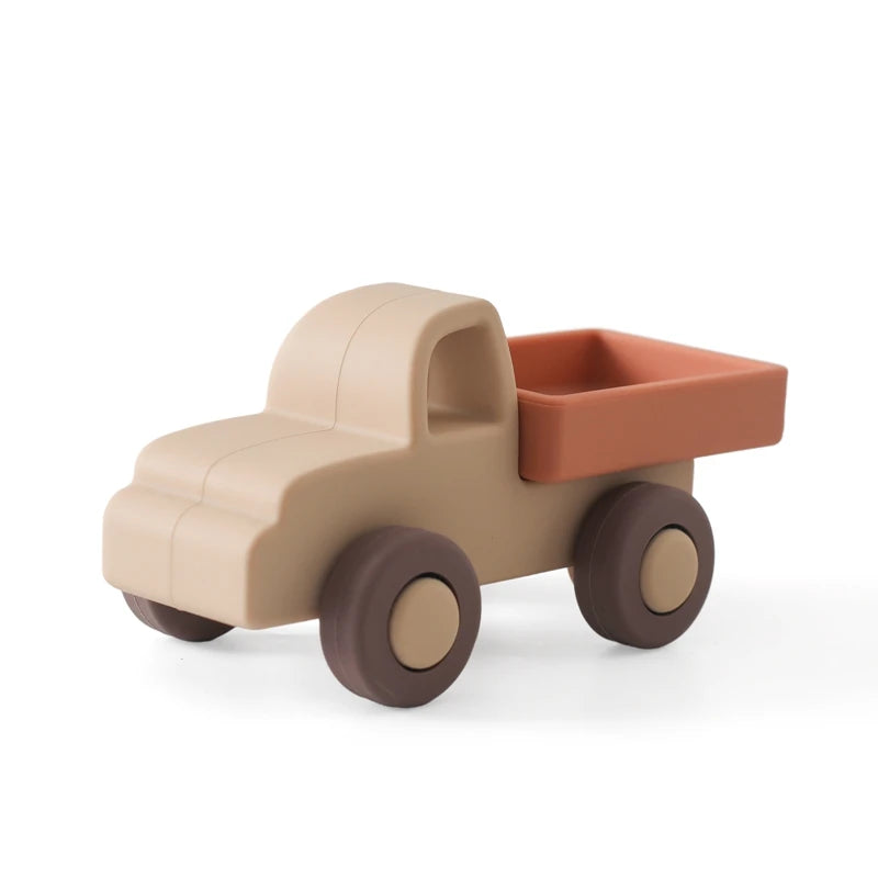 Montessori Silikon-Auto Beißring – Lernspielzeug für Babys 0–12 Monate Spieldorf
