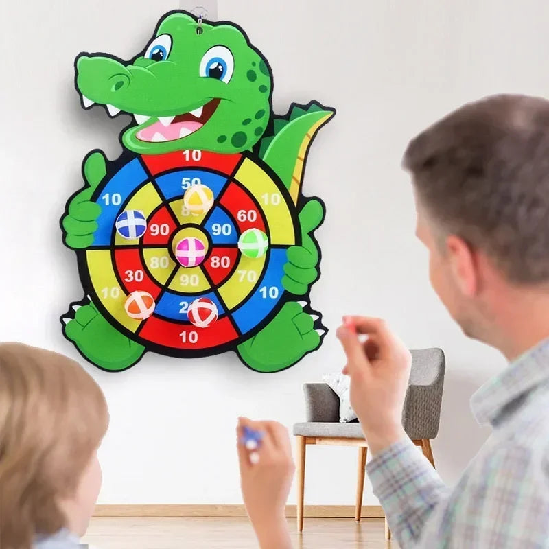 Klett-Dartscheibe Elefant | Sicheres Kinderspielzeug | Lernspiel für 3–12 Jahre Spieldorf