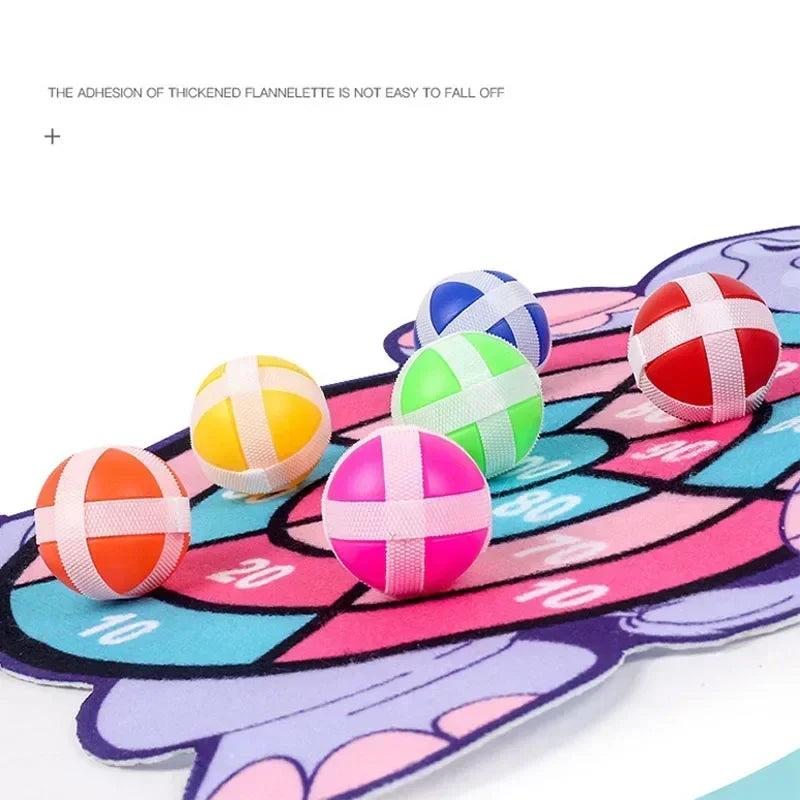 Klett-Dartscheibe Elefant | Sicheres Kinderspielzeug | Lernspiel für 3–12 Jahre Spieldorf