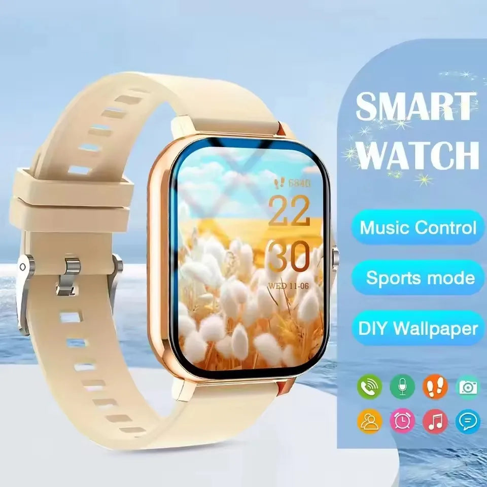 Smartwatch 2026 mit Bluetooth-Telefonie, Fitness-Tracker & Herzfrequenz – IP67 – Für Android & iOS Shoppingdorf