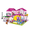 Stadthaus Bausteinset – Lego-kompatibel, Sommerferien-Villa für Kinder ab 6 Jahren Spieldorf