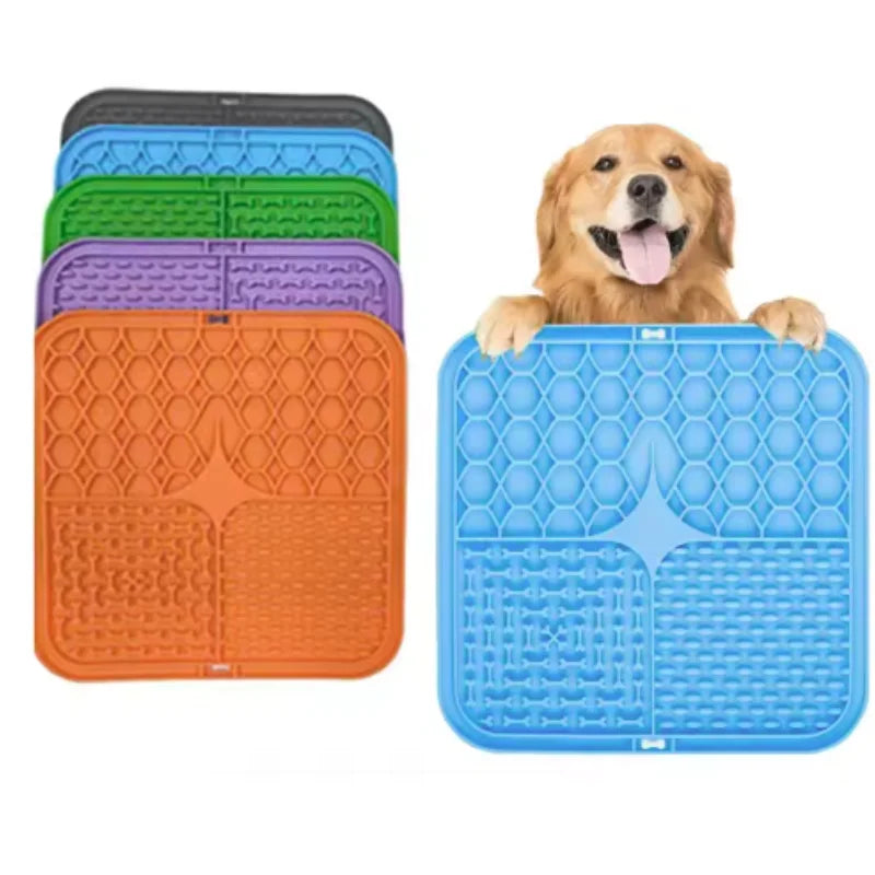 Silikon-Leckpad für Hunde – Slow Feeder & Bade-Ablenkung Spieldorf