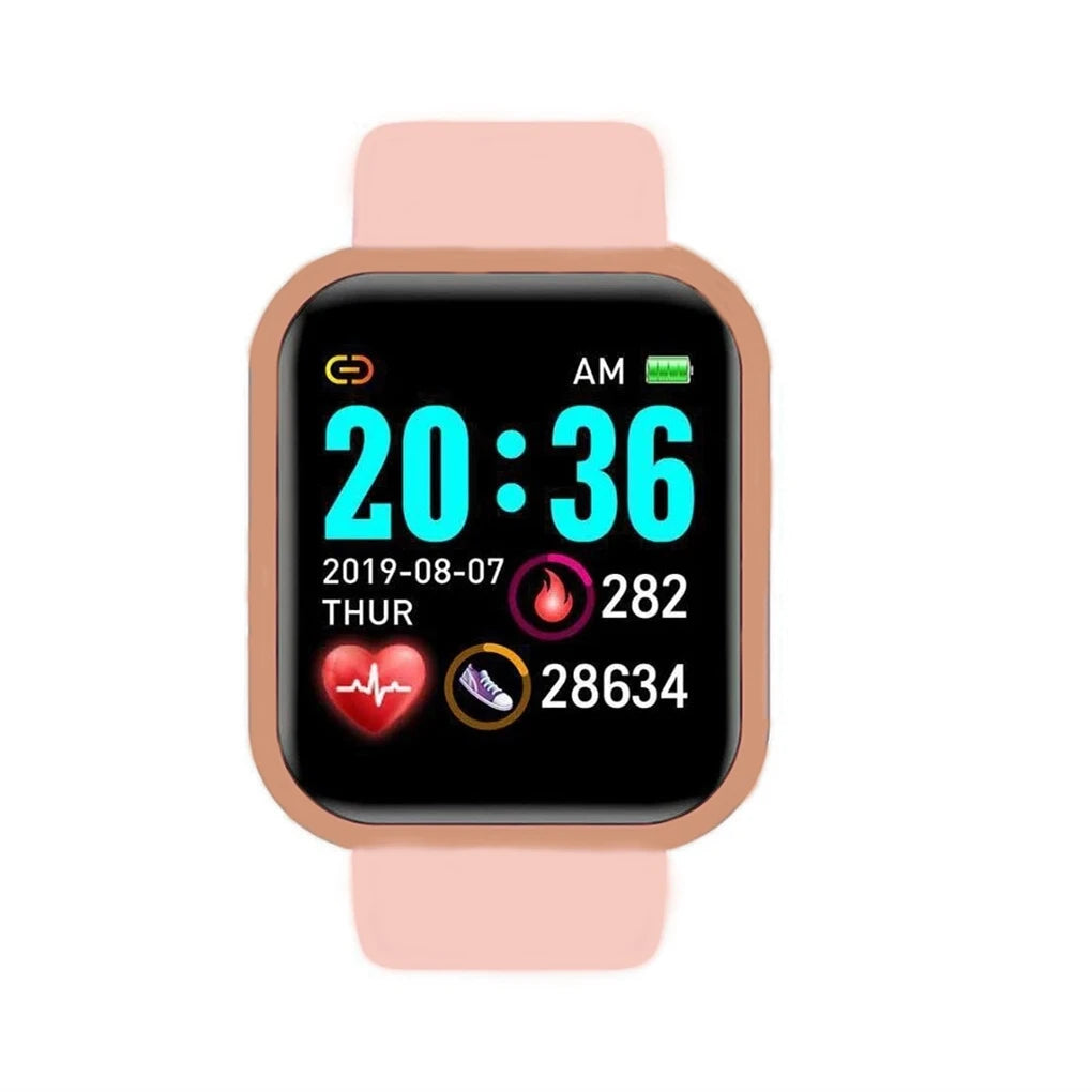 Sport-Smartwatch mit Herzfrequenz, Schrittzähler & Schlaftracking – Silikonarmband – Damen & Herren Shoppingdorf
