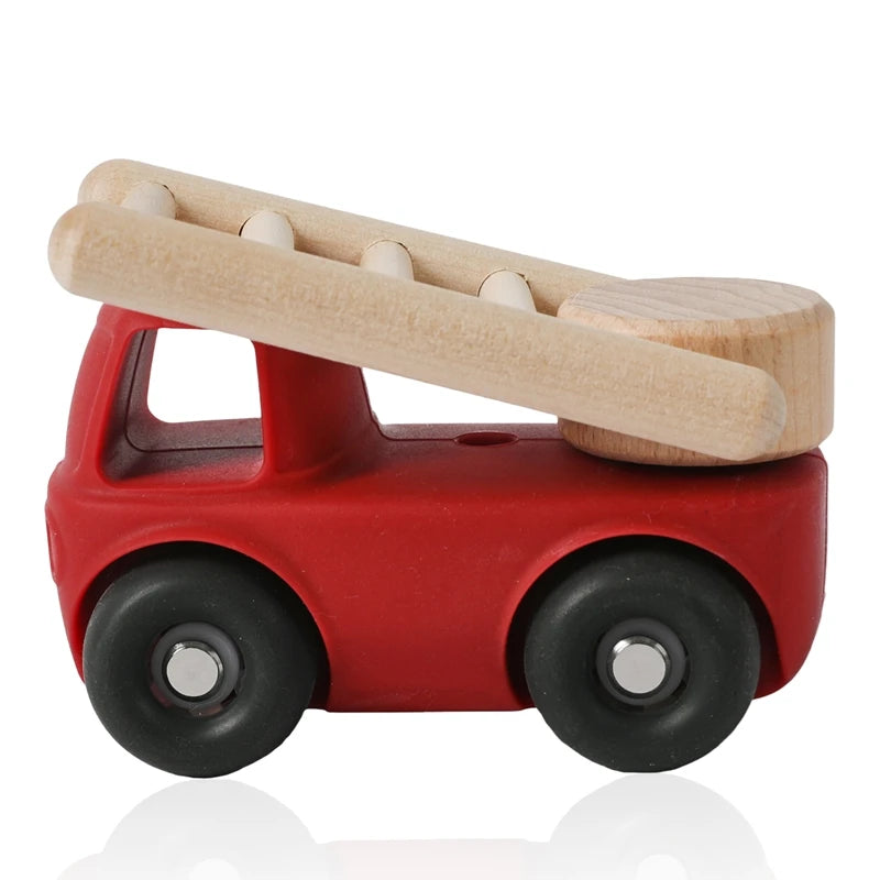 Montessori Silikon-Auto Beißring – Lernspielzeug für Babys 0–12 Monate Spieldorf