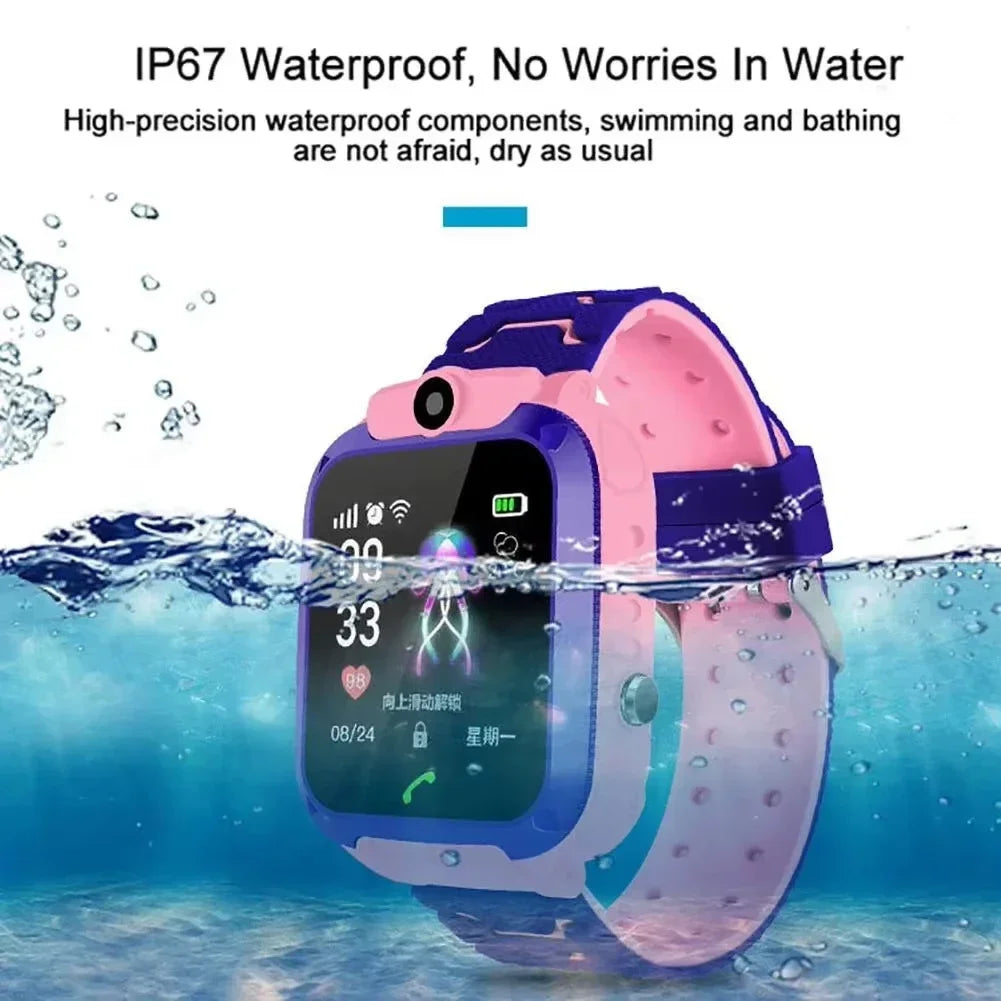 Kinder 4G Smartwatch mit SOS & GPS – Kamera, Wasserdicht – Geschenk für Jungen & Mädchen Shoppingdorf