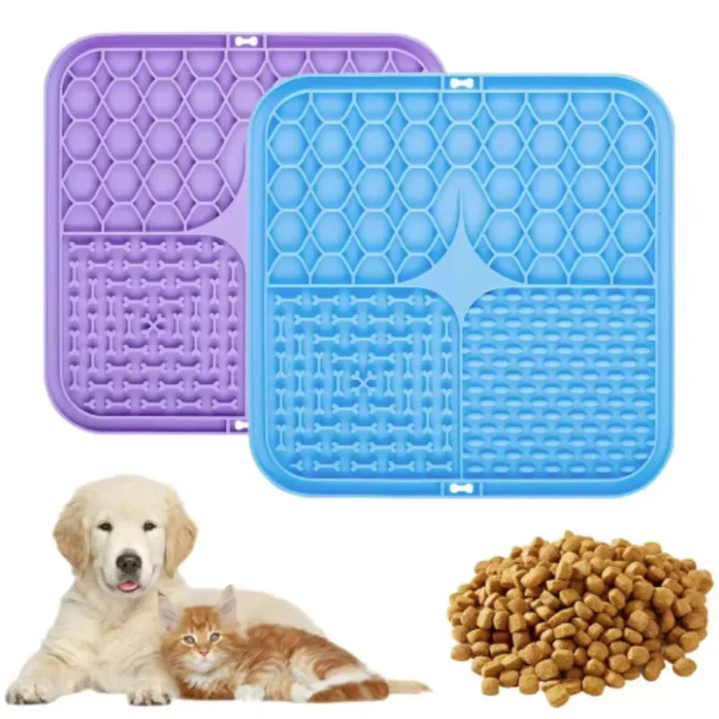 Silikon-Leckpad für Hunde – Slow Feeder & Bade-Ablenkung Spieldorf
