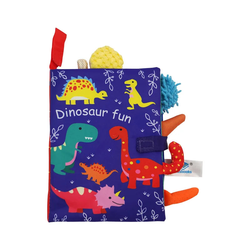 Baby Stoffbuch mit Knisterpapier – Lern- & Entdeckungsbuch 0–3 Jahre Spieldorf