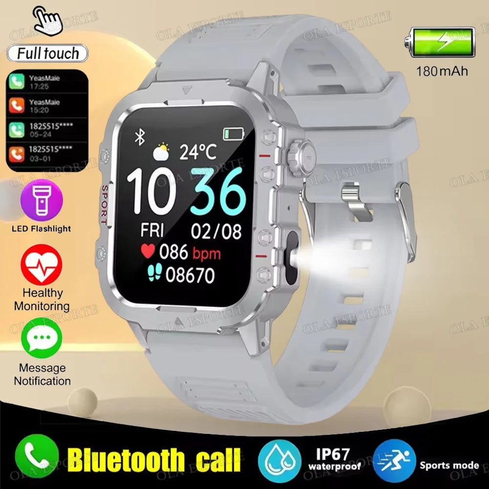 Smartwatch mit Bluetooth-Telefonie, GPS & Herzfrequenz – 1,44 Zoll – 3ATM – Android & iOS Shoppingdorf