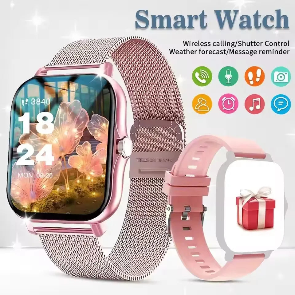 Smartwatch 2026 mit Bluetooth-Telefonie, Fitness-Tracker & Herzfrequenz – IP67 – Für Android & iOS Shoppingdorf