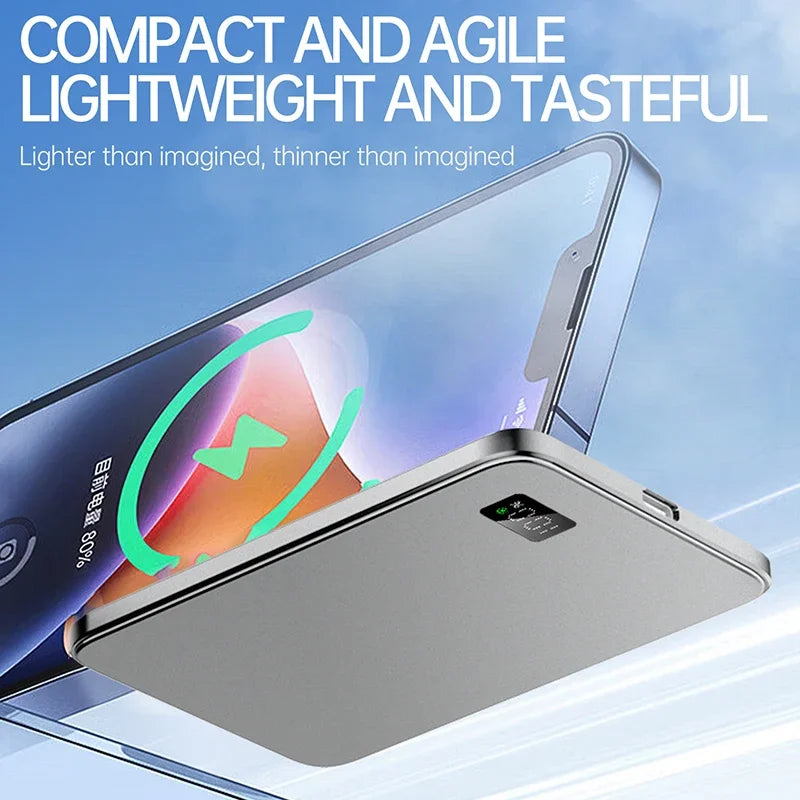 Magnetische Wireless Powerbank – PD25W, MagSafe-kompatibel, dünn & leicht Shoppingdorf
