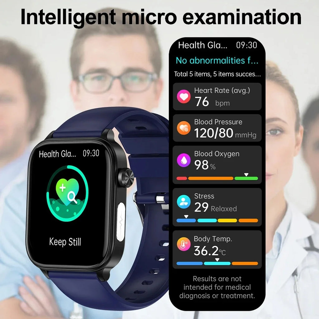 Smartwatch mit EKG, Blutdruck, Bluetooth-Telefonie & IP68 – 1,96 Zoll AMOLED – Für Android & iOS Shoppingdorf