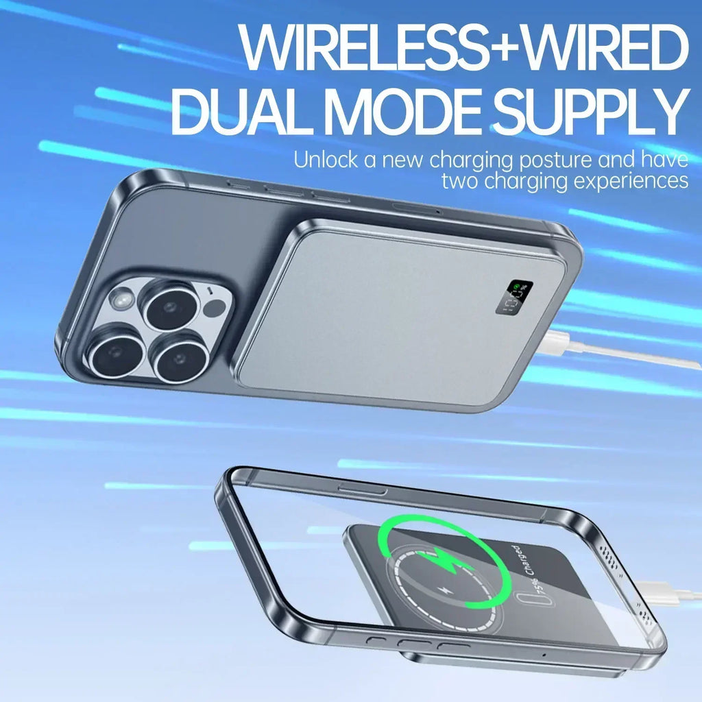 Magnetische Wireless Powerbank – PD25W, MagSafe-kompatibel, dünn & leicht Shoppingdorf