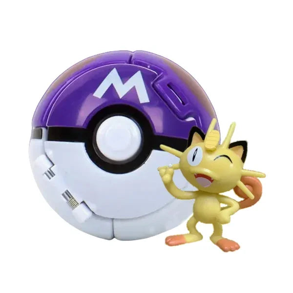 Pokéball mit Pokémon-Figur – Sammel-Set Pikachu, Gengar, Glumanda & mehr Spieldorf