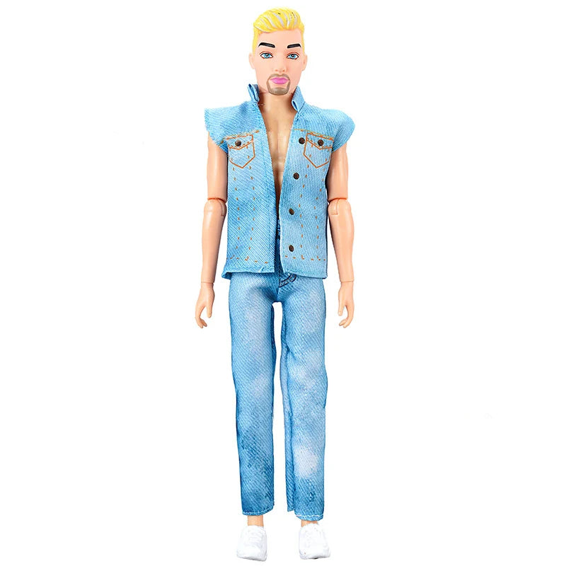 30 cm Modepuppe mit Gelenken – 1/6 BJD Ken & Female Doll mit Kleidung Spieldorf